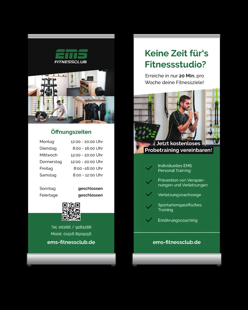 EMS Fitnessclub – Print-Design – Foto 2 von 3