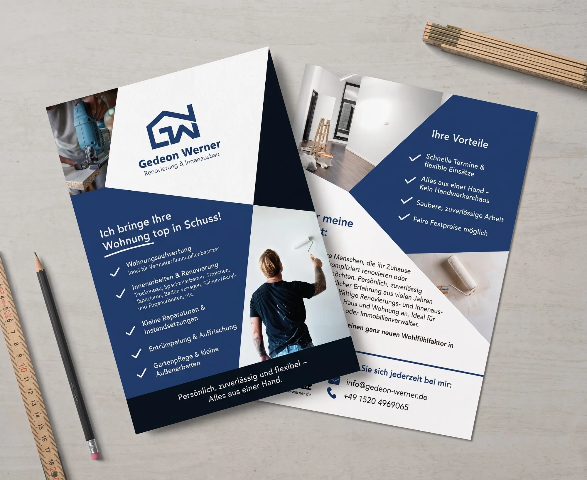 Handwerker Gedeon Werner – Print Design – Foto 1 von 2