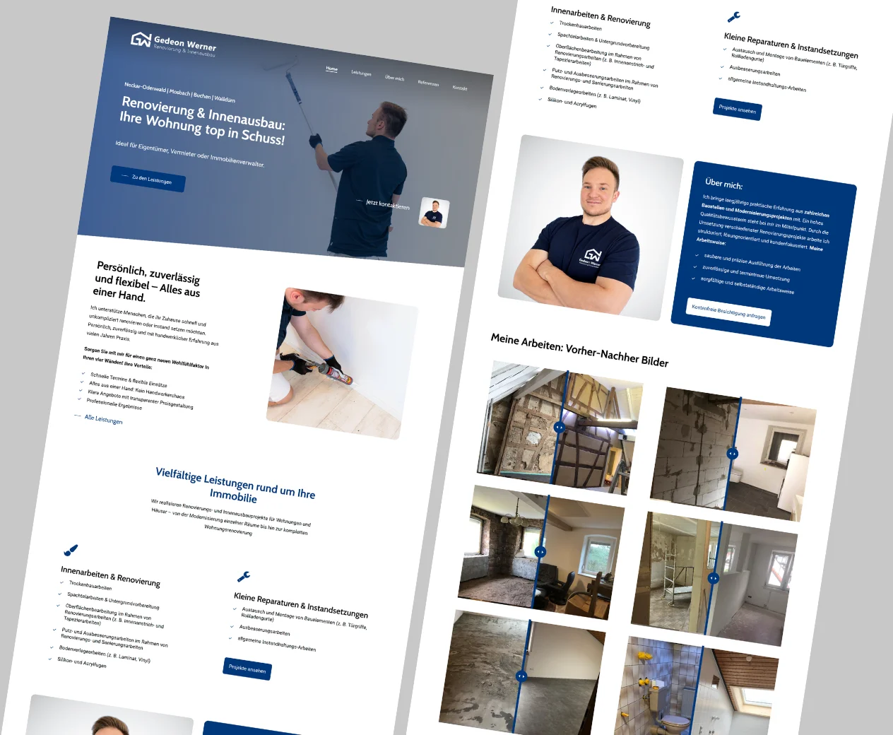 Handwerker Gedeon Werner – Webdesign – Foto 1 von 2