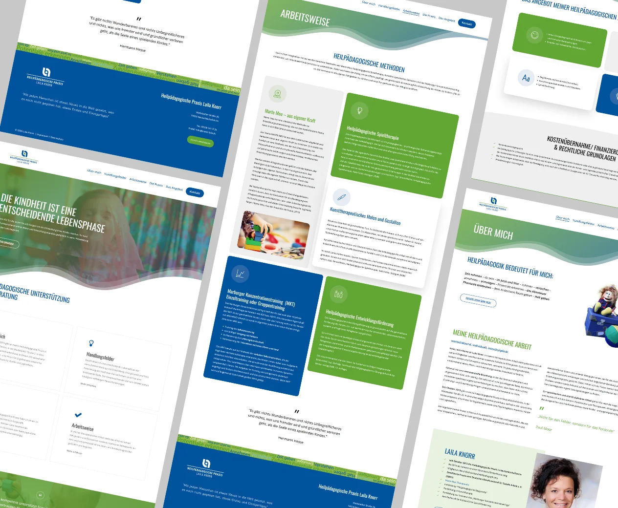 Heilpädagogische Praxis Laila Knorr – Webdesign – Foto 1 von 2